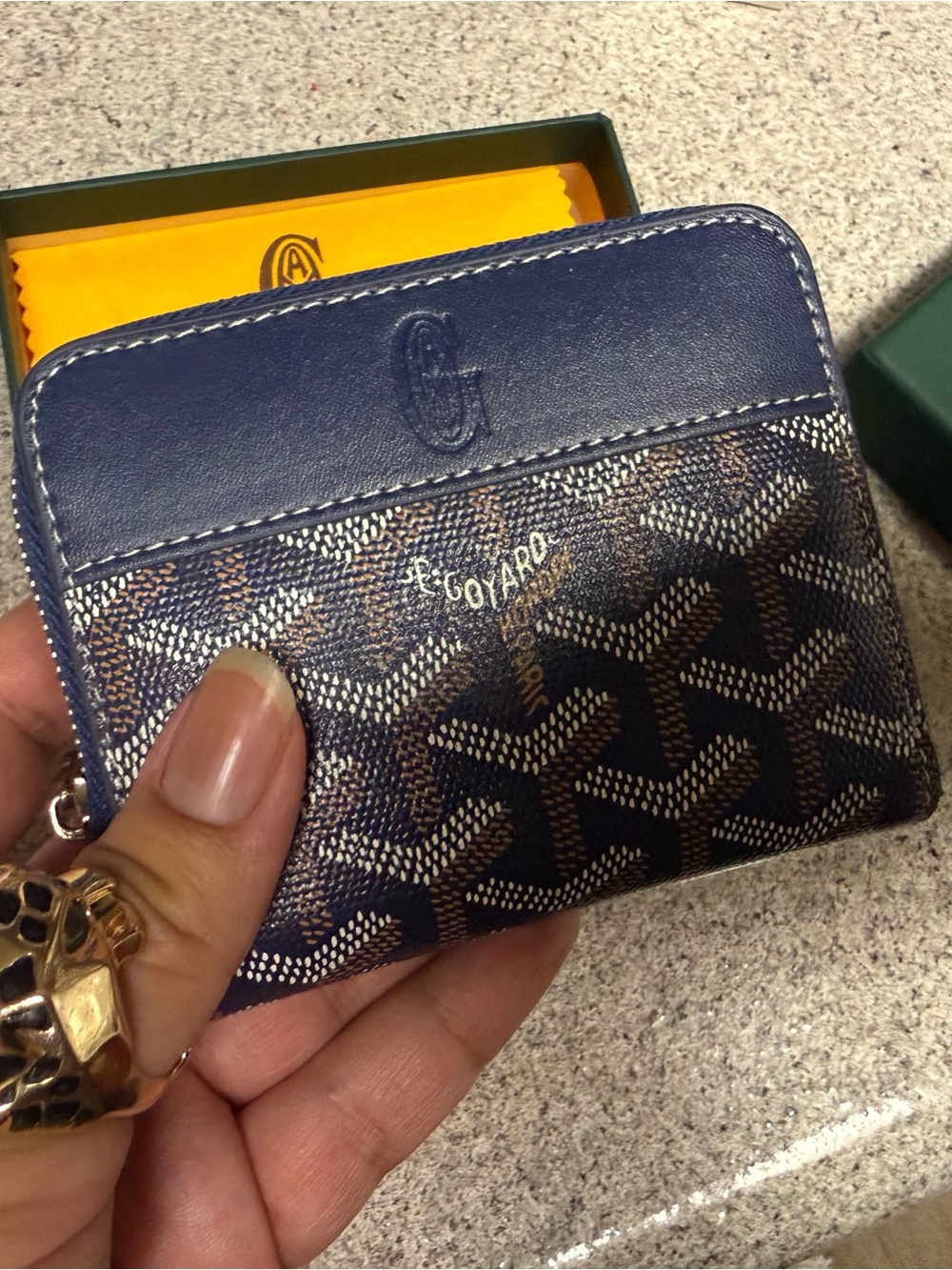 Chevron French Style Wallet
